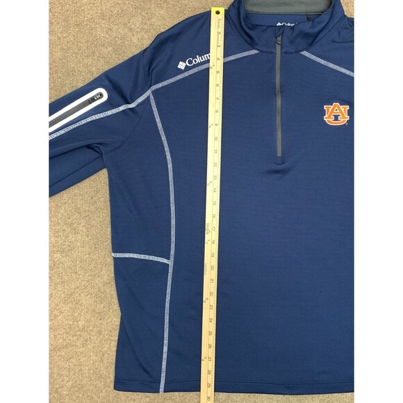 Columbia Auburn University Jacket Mens 2XL Omni-Wick Shotgun 1/4-Zip Pullover - Picture 4 of 9